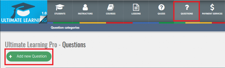 How to Create a Question - Ultimate Learning Pro