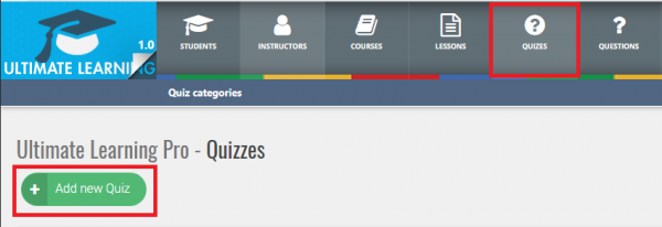 How to Create a Quiz - Ultimate Learning Pro